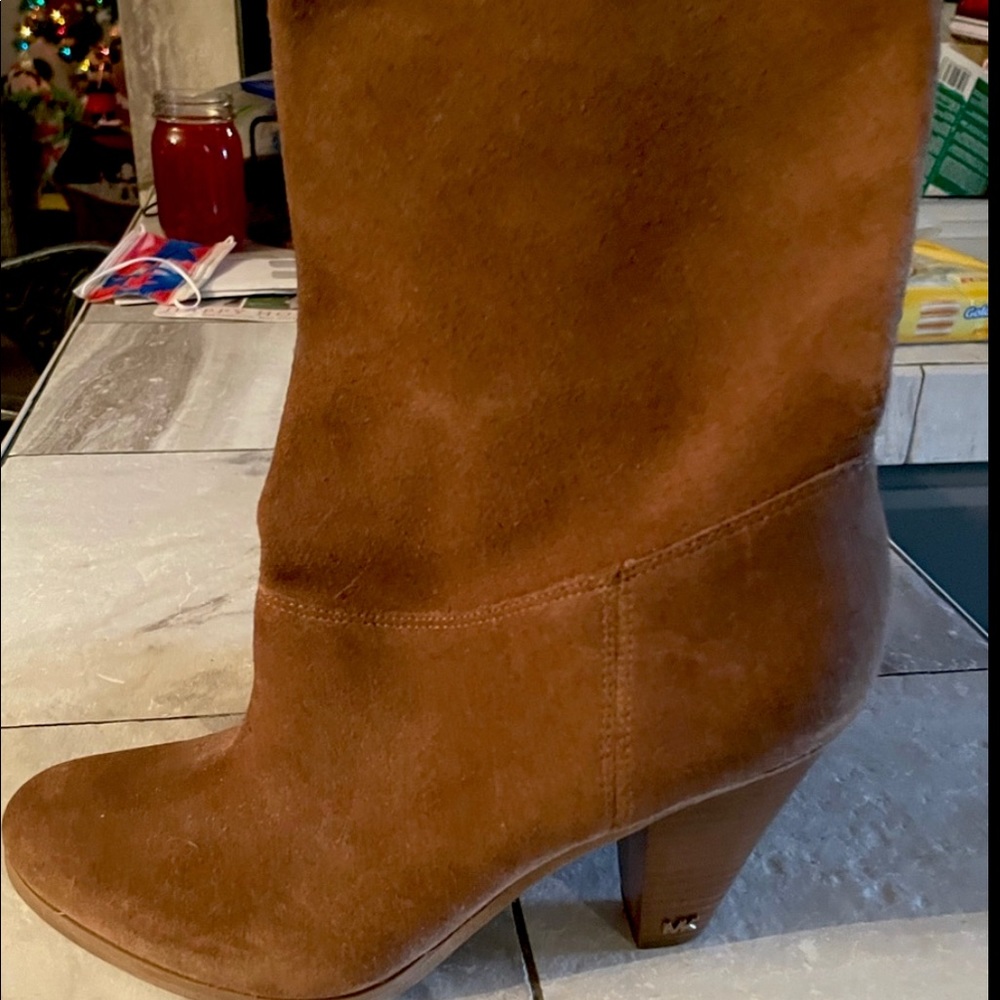 Michael kors brown booties. Never worn.